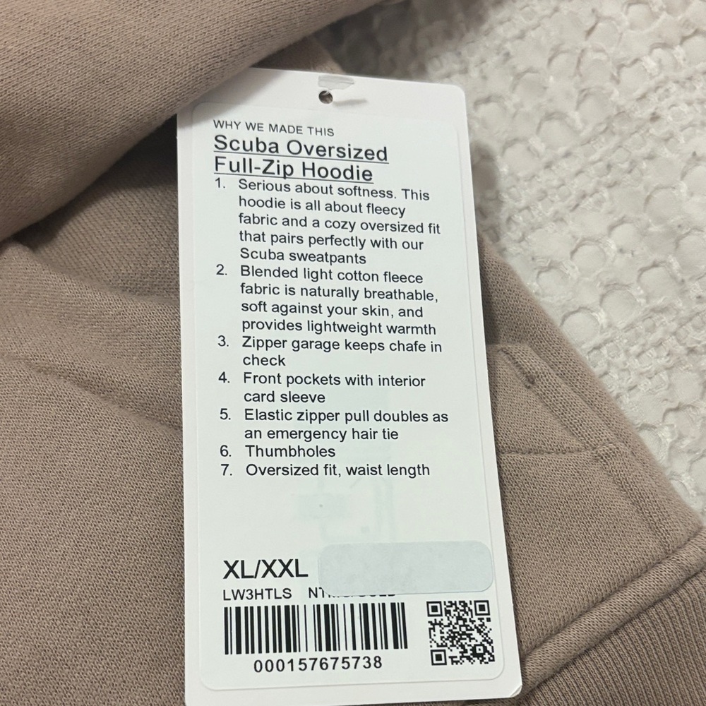 lululemon athletica Taupe Half-Zip Hoodie - Picture 2 of 3